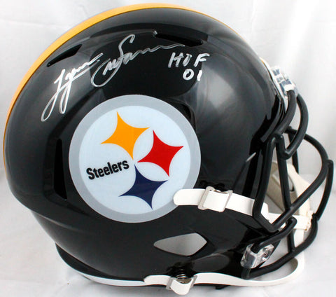 Lynn Swann Autographed F/S Pittsburgh Steelers Speed Helmet w/HOF-Beckett W Holo