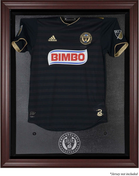 Philadelphia Union Mahogany Framed Team Logo Jersey Display Case