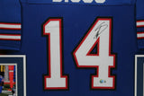 STEFON DIGGS (Bills blue SKYLINE) Signed Autographed Framed Jersey Beckett