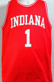 Bobby Knight Signed Red College Style Jersey The General- JSA W
