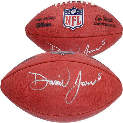 Daniel Jones New York Giants Autographed Wilson Duke Full Color Pro Football