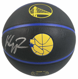 KLAY THOMPSON Autographed Warriors 2021 City Edition Wilson Basketball FANATICS
