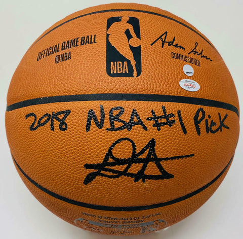 DEANDRE AYTON Autographed 2018 NBA #1 Pick Authentic Basketball GDL LE 22/22