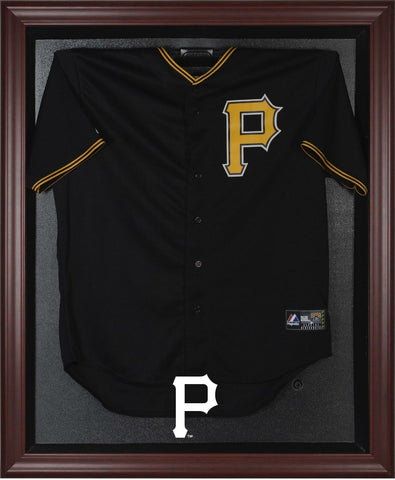 Pittsburgh Pirates (2014-Present) Mahogany Framed Logo Jersey Display Case