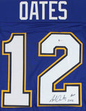 Adam Oates Signed St Louis Blues Jersey Inscribed "HOF 12" (Beckett) 341 Goals