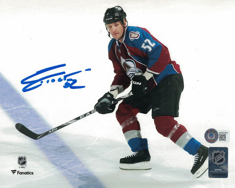Adam Foote Autographed/Signed Colorado Avalanche 8x10 Photo Beckett 36276
