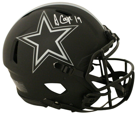 Amari Cooper Autographed Dallas Cowboys Authentic Eclipse Helmet JSA 28004