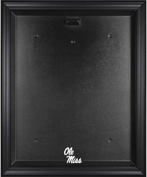 Ole Miss Rebels Black Framed Logo Jersey Display Case Authentic