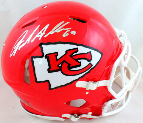 Jared Allen Autographed KC Chiefs Speed Authentic Helmet- Beckett *Silver