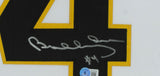Bobby Orr Signed Framed Custom White Flying Goal Hockey Jersey GNR