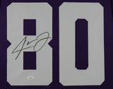 JARVIS LANDRY (LSU purple TOWER) Signed Autographed Framed Jersey PSA