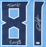 Jonnu Smith Signed Tennessee Jersey Inscribed "Titan Up" & "Easy $"(Beckett COA)