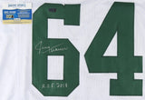 Jerry Kramer Signed Green Bay Packer Jersey Inscribed "H.O.F. 2018" (Radtke COA)