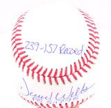 David Wells Autographed Rawlings OML Baseball w/ 3 Stats- Beckett W Hologram