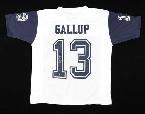 Michael Gallup Signed Dallas Cowboys Jersey 2018 3rd Rd Pick W.R (OKAuthentics)