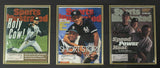 Derek Jeter Signed Framed Sports Illustrated Collage Bill Lopa Signed Photo BAS