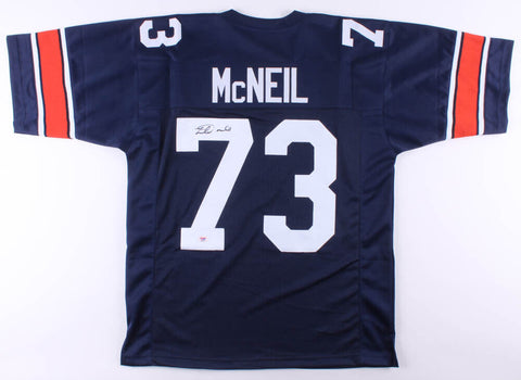 Marcus McNeill Signed Auburn Tigers Jersey (PSA COA) San Diego Chargers O-Tackle