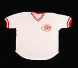 Lou Piniella Signed Reds Jersey (JSA) 1990 Cincy World Series Champion Manager