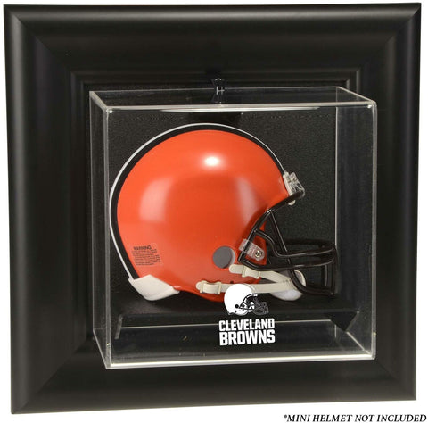 Cleveland Browns Wall Mini Helmet Display Case - Fanatics