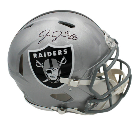 Josh Jacobs Signed Las Vegas Raiders Speed Authentic NFL Helmet