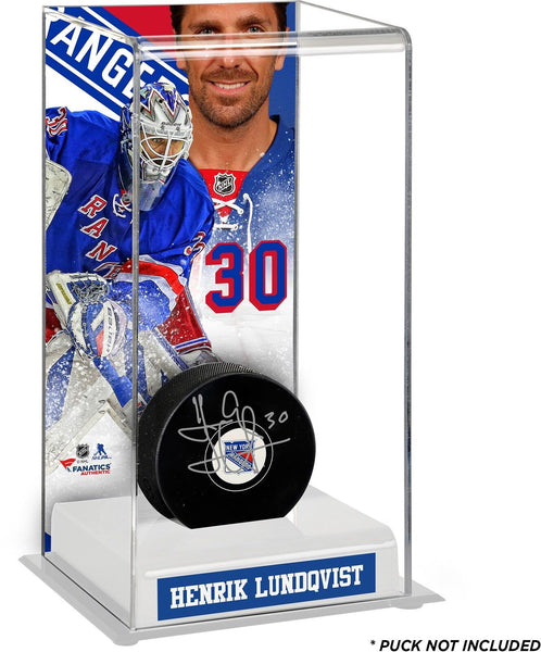 Henrik Lundqvist New York Rangers Deluxe Tall Hockey Puck Case