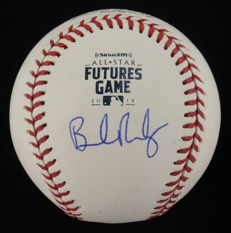 Brendan Rodgers Signed 2018 All-Star Futures Game Baseball (JSA COA) Rockies IF