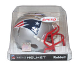 Curtis Martin Signed New England Patriots Speed Mini Helmet HOF PSA 37030
