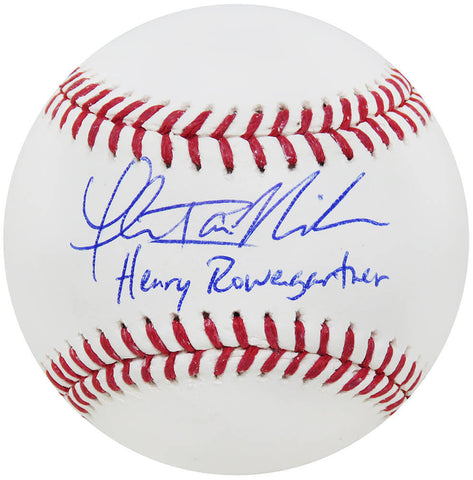 Thomas Ian Nicholas Signed Rawlings MLB Baseball w/Henry Rowengartner - (SS COA)