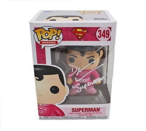 Dean Cain Signed Superman Model #349 Funko Pop With "Superman" Inscription