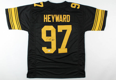 Cameron Heyward Signed Pittsburgh Steelers Jersey (Beckett Holo) 3xPro Bowl DT