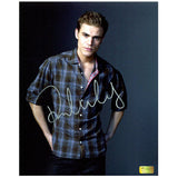 Paul Wesley Autographed The Vampire Diaries 8x10 Studio Photo