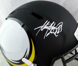 Adrian Peterson Autographed Vikings F/S AMP Speed Helmet - Beckett W Auth *White