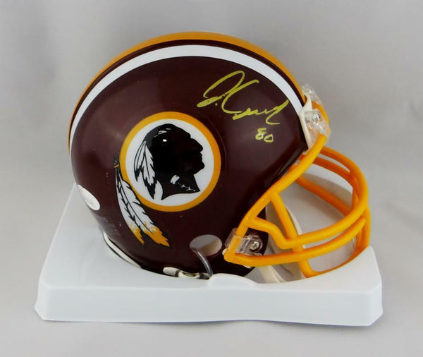 Jamison Crowder Autographed Redskins Mini Helmet- JSA W Auth *Gold