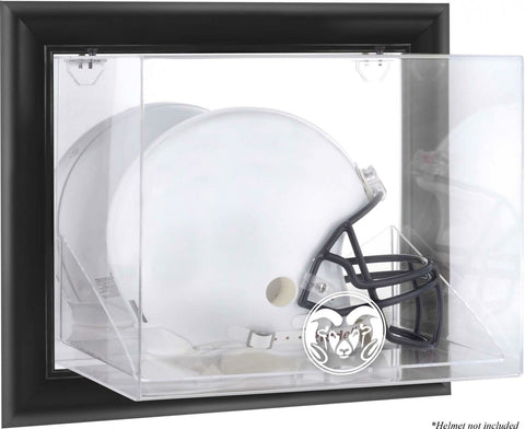 Colorado State Rams Black Framed Wall-Mountable Helmet Display Case - Fanatics