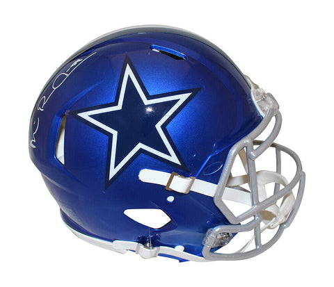 Michael Irvin Autographed Dallas Cowboys Authentic Flash Helmet Beckett 38219