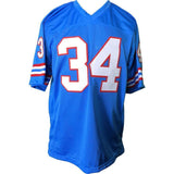 Earl Campbell Signed Oilers Blue Jersey / 5xPro Bowl (1978-1981,1983) (PSA COA)