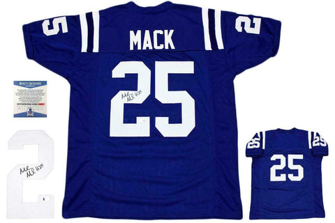 Marlon Mack Autographed SIGNED Jersey - Beckett Authentic