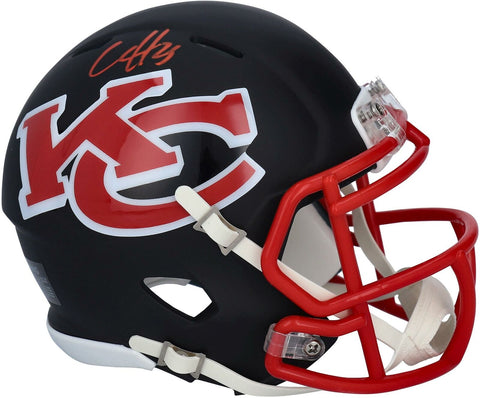 Clyde Edwards-Helaire Kansas City Chiefs Signed AMP Mini Helmet
