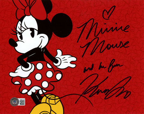 Kaitlyn Robrock Autographed Minnie Mouse 8x10 Photo The Voice Of BAS 34835