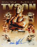 Iron' Mike Tyson Signed Authentic 16X20 Ltd Ed. Collage Photo PSA/DNA ITP