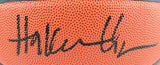 Hakeem Olajuwon Clyde Drexler Autographed Wilson NBA Basketball - Beckett W Holo
