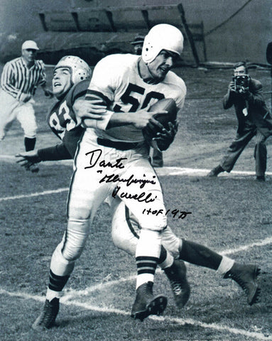 Dante Lavelli Autographed/Signed Cleveland Browns 8x10 Photo 27859