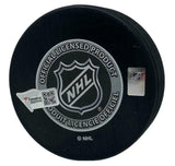 LEON DRAISAITL Autographed Oilers NHL 2014 Draft Day Puck FANATICS