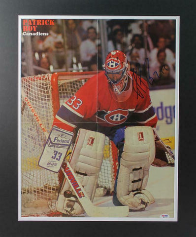 Canadiens Patrick Roy Authentic Signed & Matted Magazine Page Poster PSA #W83770