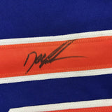Autographed/Signed DWIGHT DOC GOODEN New York Blue Baseball Jersey JSA COA Auto
