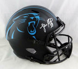 Luke Kuechly Autographed Panthers F/S Eclipse Speed Helmet- Beckett Auth *White