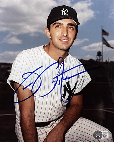 Joe Pepitone New York Yankees Signed 8x10 Baseball Photo BAS
