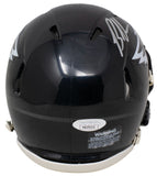 Brandon Graham Signed Eagles Mini Speed Replica Alt Black Helmet JSA ITP