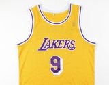 Nick Van Exel Signed Los Angeles Lakers Jersey (PSA COA) 1993 2nd Round Draft Pk