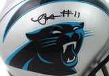 Robby Anderson Autographed Carolina Panthers Mini Helmet - Beckett W Auth *Black